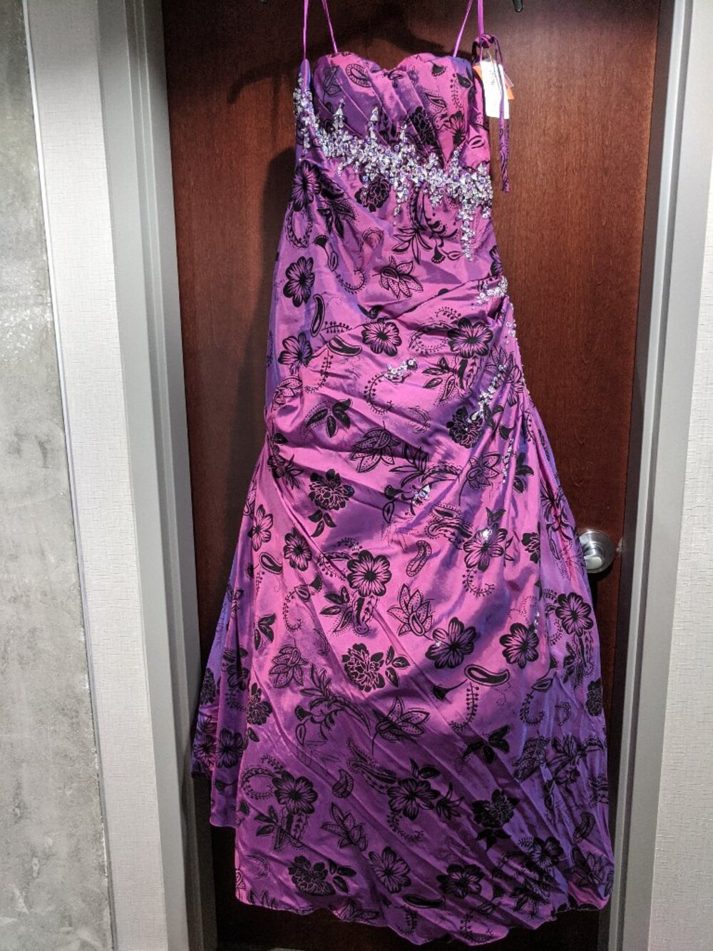 Wow Prom 2070 Size 10 Purple Prom Dress
